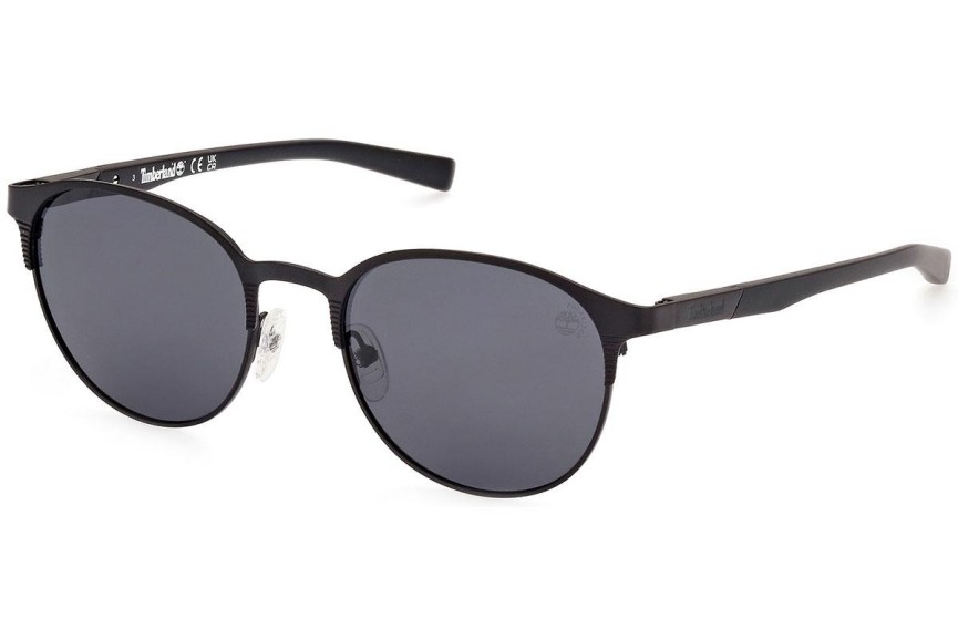 Solglasögon Timberland TB9313 02D Polarized Runda Svart