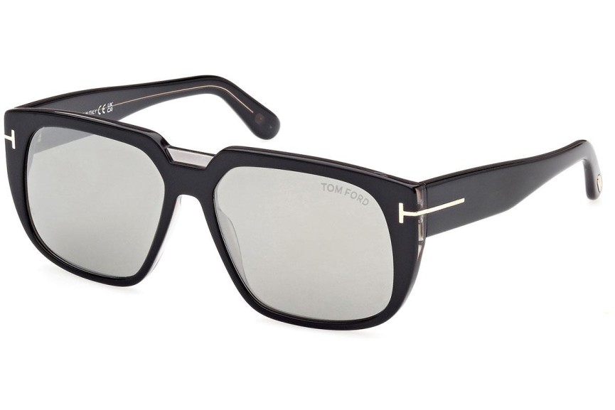 Solglasögon Tom Ford FT1025 05A Fyrkantig Svart