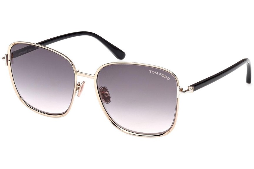 Solglasögon Tom Ford FT1029 28B Fyrkantig Guld