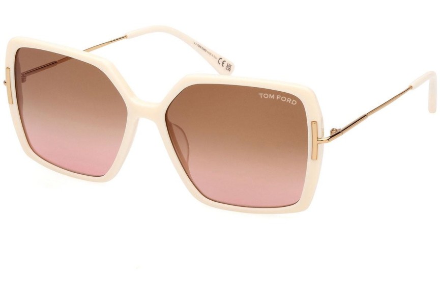 Solglasögon Tom Ford FT1039 25F Fyrkantig Beige