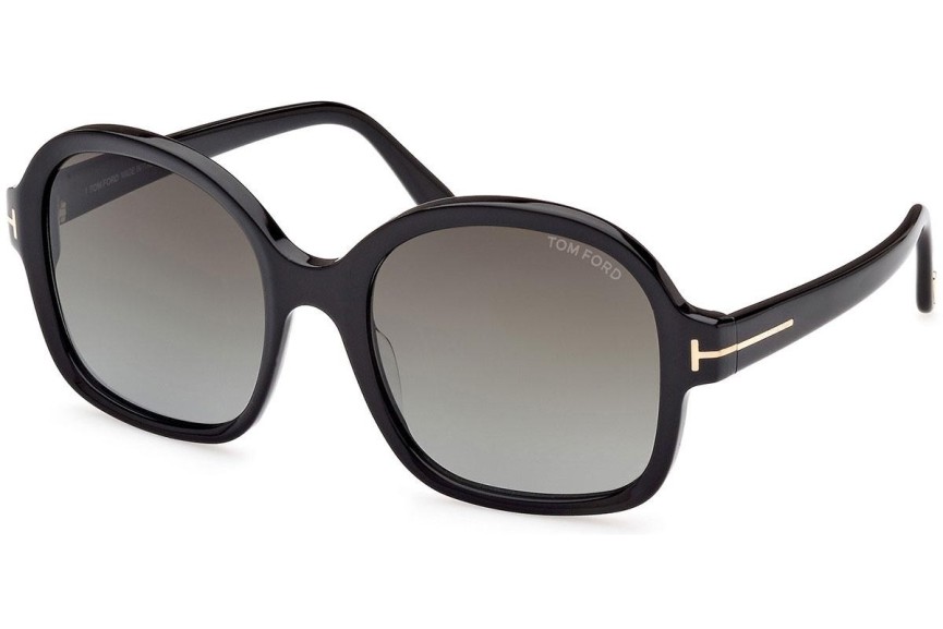 Solglasögon Tom Ford FT1034 01B Oversize Svart