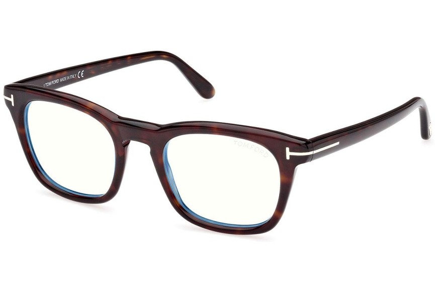 Glasögon Tom Ford FT5870-B 052 Fyrkantig Havana