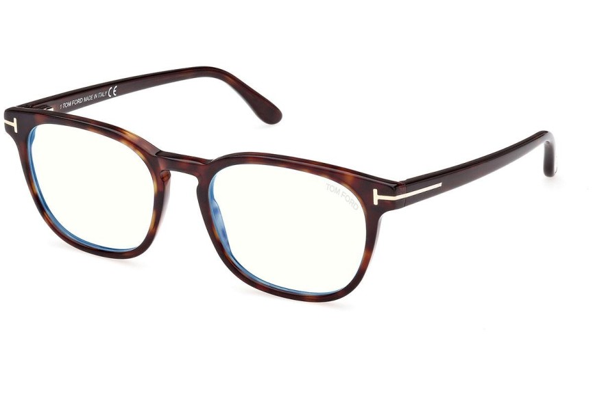 Glasögon Tom Ford FT5868-B 052 Fyrkantig Havana