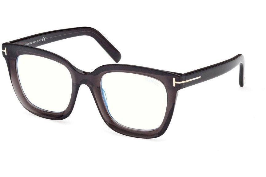 Glasögon Tom Ford FT5880-B 020 Fyrkantig Brun