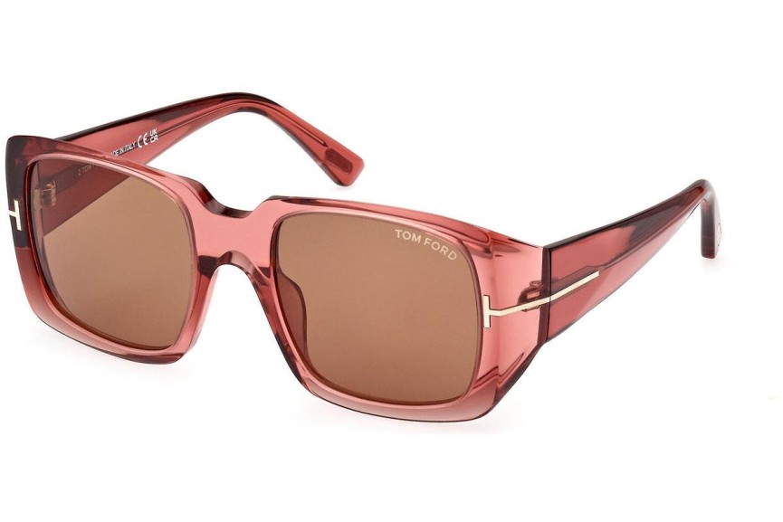 Solglasögon Tom Ford FT1035 72E Fyrkantig Rosa