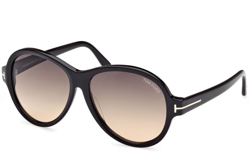 Solglasögon Tom Ford FT1033 01B Oversize Svart