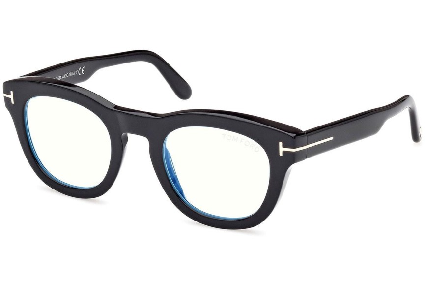 Glasögon Tom Ford FT5873-B 001 Runda Svart