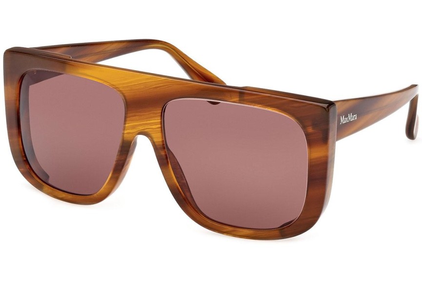 Solglasögon Max Mara MM0073 50E Flat Top Havana