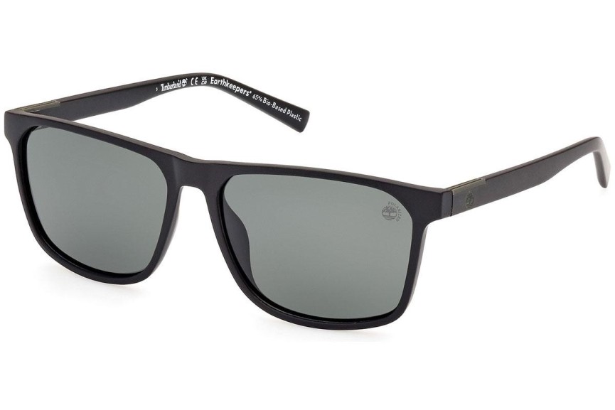 Solglasögon Timberland TB9312 02R Polarized Fyrkantig Svart