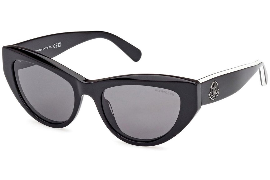 Solglasögon Moncler ML0258 01A Cat Eye Svart