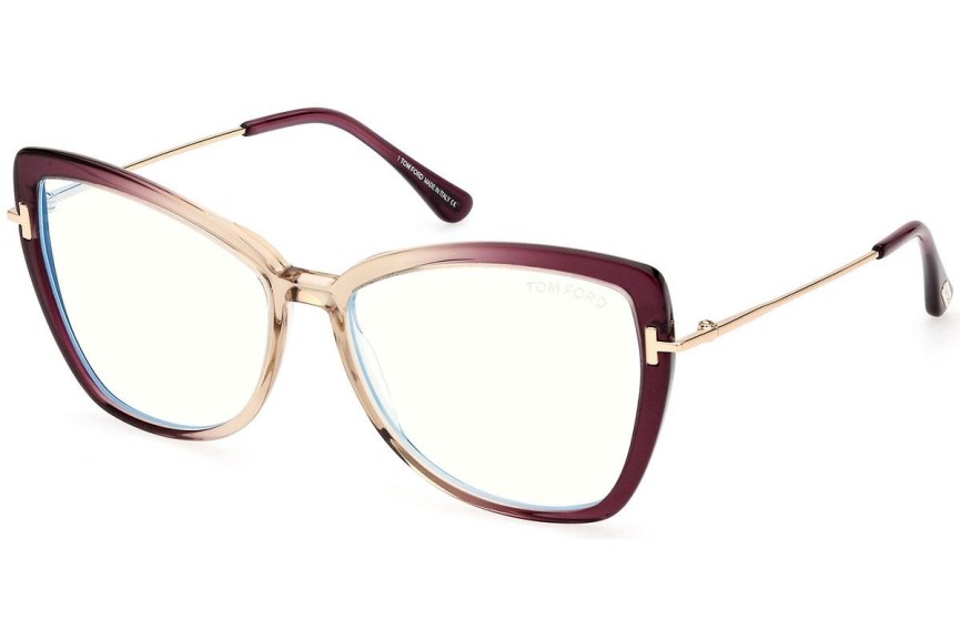 Glasögon Tom Ford FT5882-B 083 Cat Eye Flerfärgs