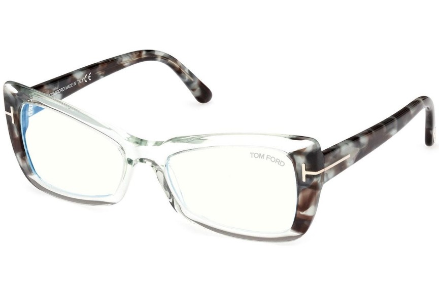 Glasögon Tom Ford FT5879-B 093 Cat Eye Grön