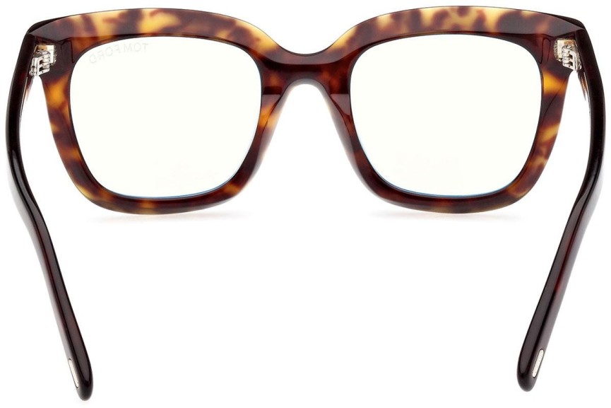 Glasögon Tom Ford FT5880-B 052 Fyrkantig Havana