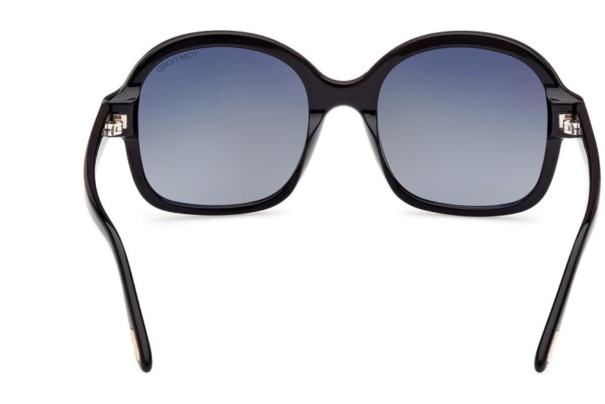 Solglasögon Tom Ford FT1034 01B Oversize Svart