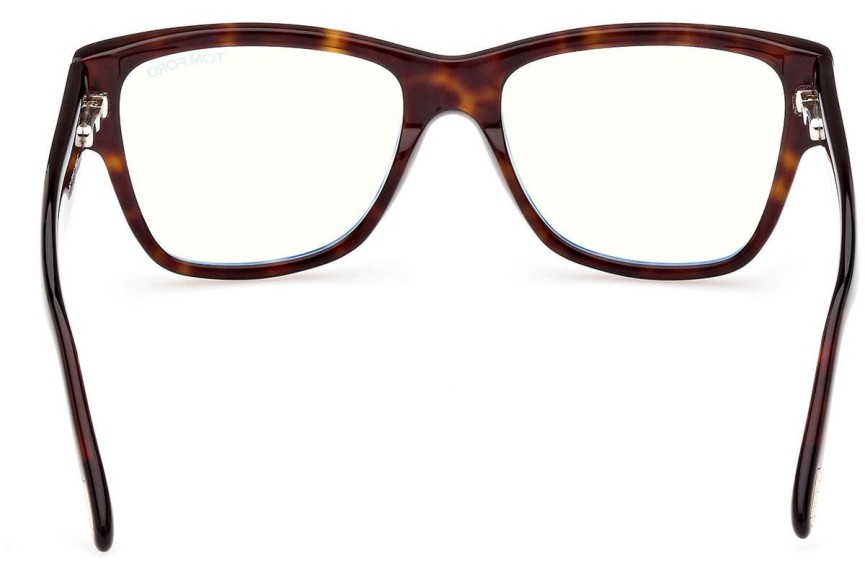 Glasögon Tom Ford FT5878-B 052 Fyrkantig Havana