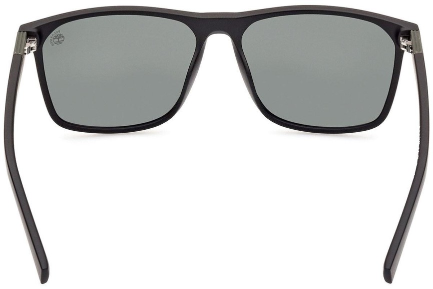 Solglasögon Timberland TB9312 02R Polarized Fyrkantig Svart