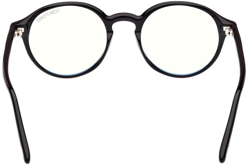 Glasögon Tom Ford FT5867-B 001 Runda Svart