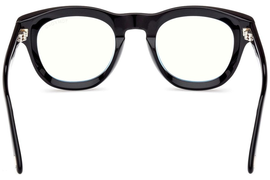 Glasögon Tom Ford FT5873-B 001 Runda Svart