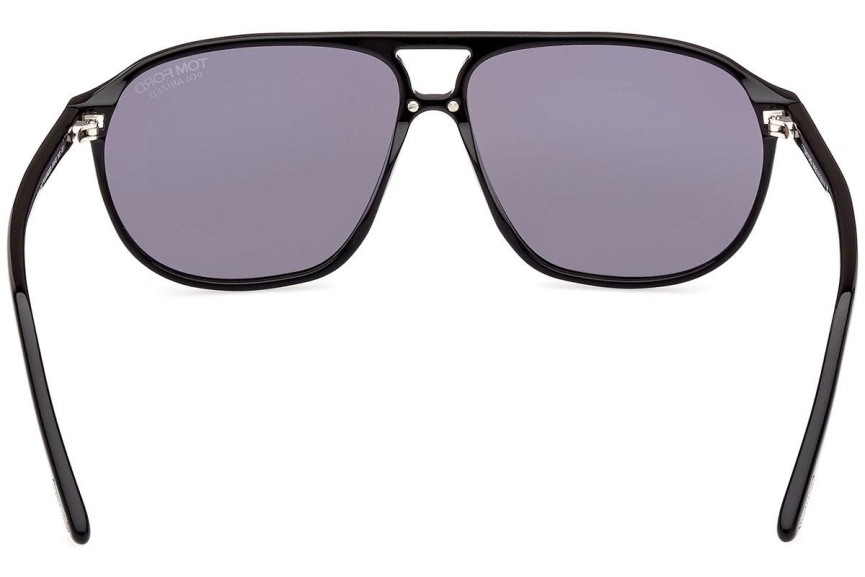 Solglasögon Tom Ford FT1026-N 01D Polarized Pilot Svart