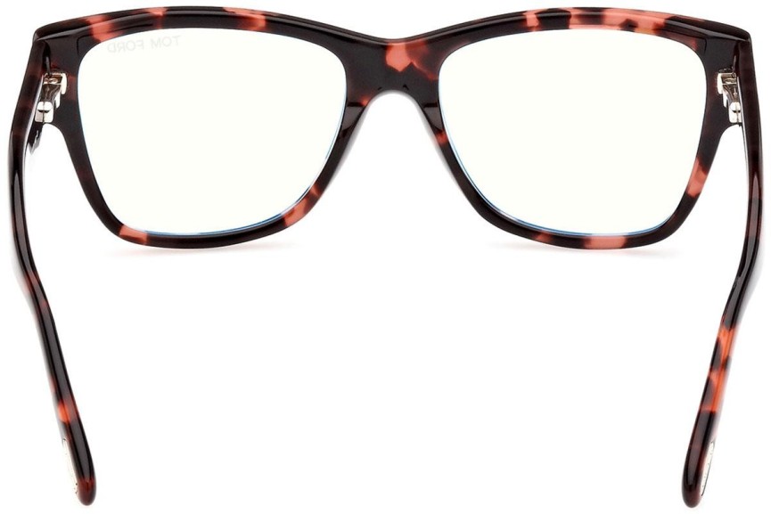 Glasögon Tom Ford FT5878-B 056 Fyrkantig Havana