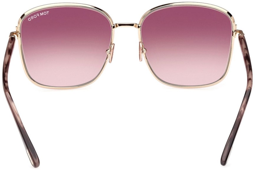 Solglasögon Tom Ford FT1029 28Z Fyrkantig Guld