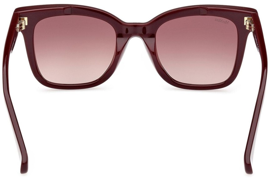 Solglasögon Max Mara MM0067 66Z Fyrkantig Röd