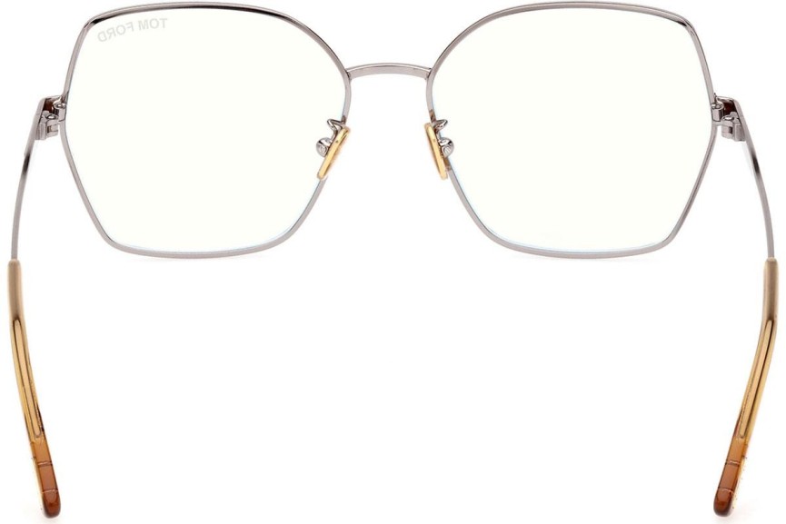 Glasögon Tom Ford FT5876-B 014 Cat Eye Silver