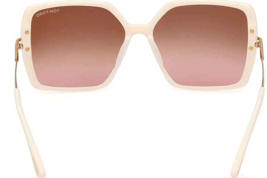 Solglasögon Tom Ford FT1039 25F Fyrkantig Beige