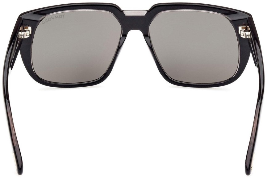 Solglasögon Tom Ford FT1025 05A Fyrkantig Svart