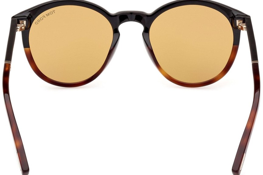 Solglasögon Tom Ford FT1021 56E Runda Havana