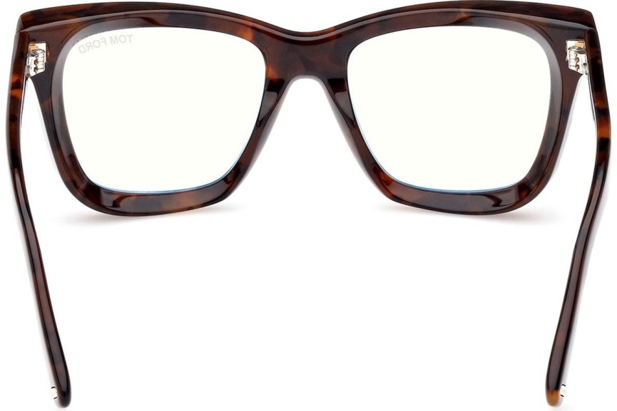 Glasögon Tom Ford FT5881-B 052 Fyrkantig Havana