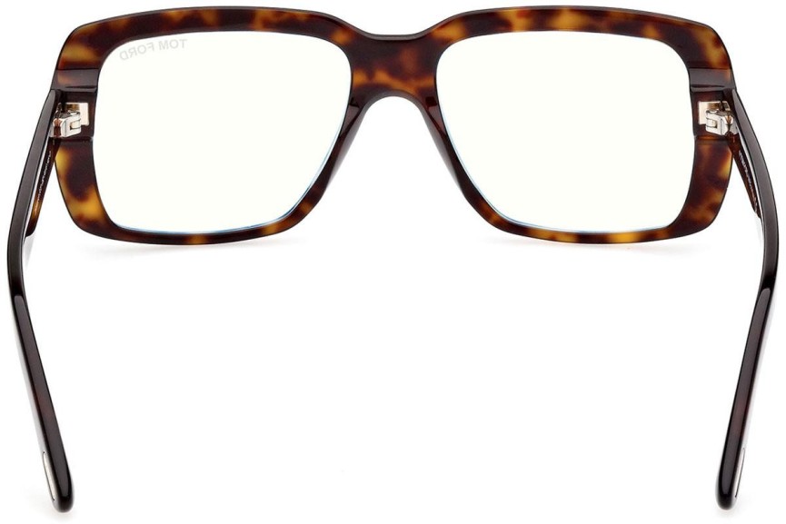 Glasögon Tom Ford FT5822-B 052 Fyrkantig Havana