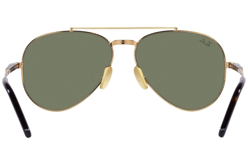 Solglasögon Ray-Ban Aviator Titanium Titanium Collection RB8225 313852 Pilot Guld