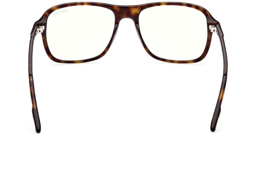 Glasögon Tom Ford FT5806-B 052 Fyrkantig Havana