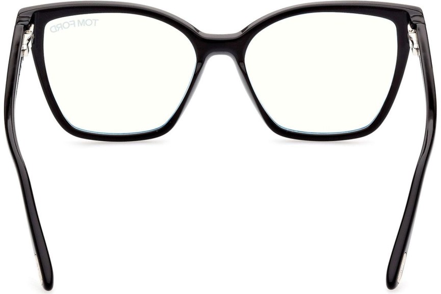 Glasögon Tom Ford FT5812-B 001 Cat Eye Svart