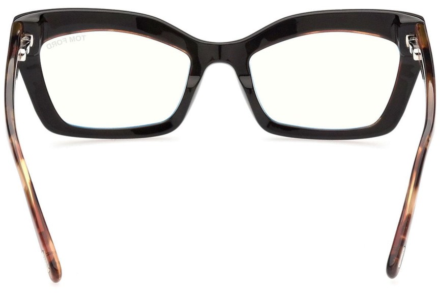 Glasögon Tom Ford FT5766-B 005 Cat Eye Svart