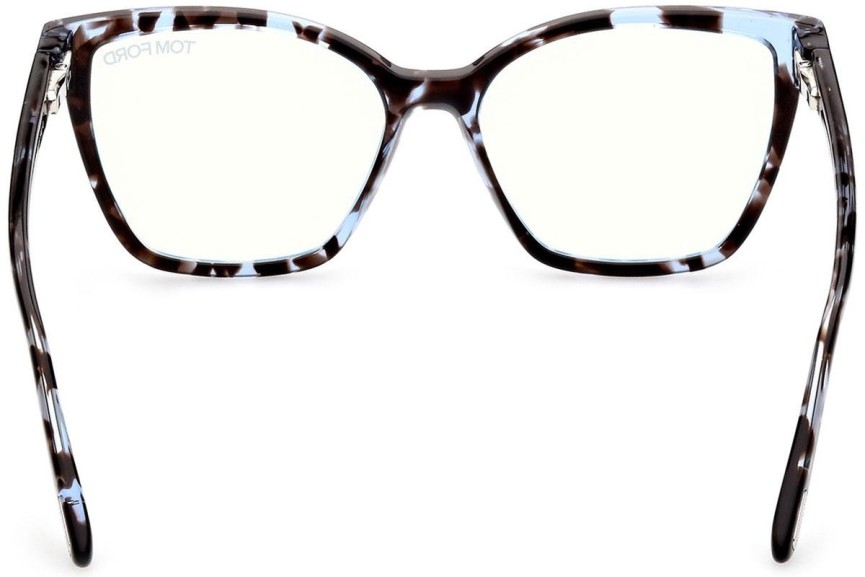 Glasögon Tom Ford FT5812-B 055 Cat Eye Blå