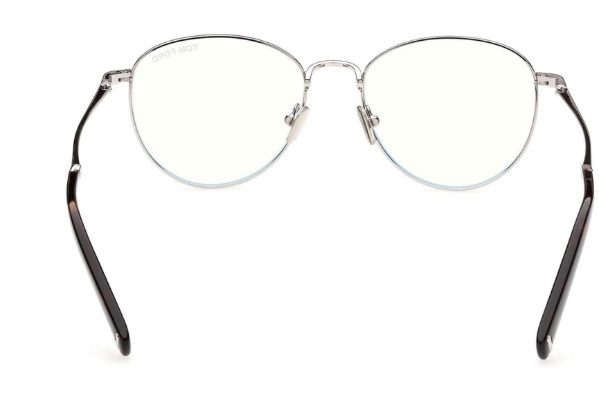 Glasögon Tom Ford FT5749-B 016 Runda Silver