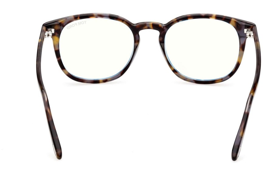 Glasögon Tom Ford FT5819-B 055 Runda Havana