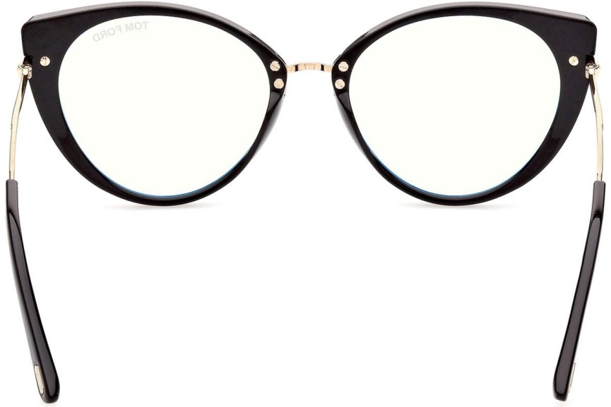 Glasögon Tom Ford FT5815-B 001 Cat Eye Svart