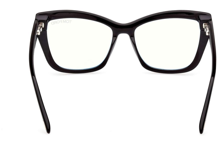 Glasögon Tom Ford FT5826-B 001 Cat Eye Svart