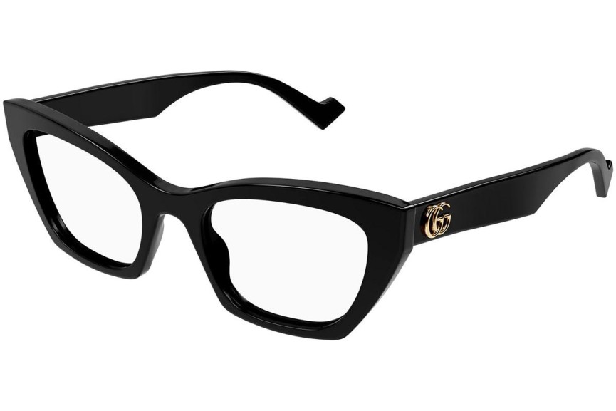 Glasögon Gucci GG1334O 001 Cat Eye Svart