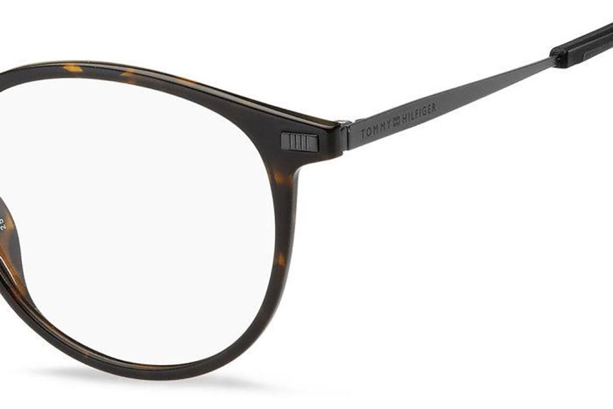 Glasögon Tommy Hilfiger TH2021 086 Oval Havana