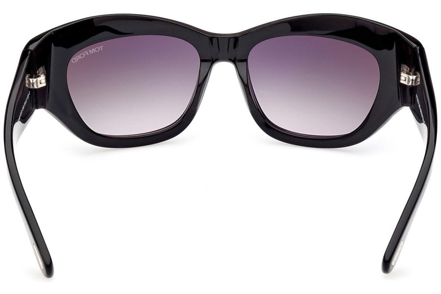 Solglasögon Tom Ford Brianna FT1065 01B Cat Eye Svart