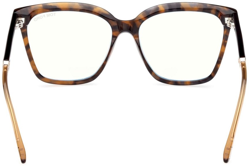 Glasögon Tom Ford FT5892-B 052 Fyrkantig Havana