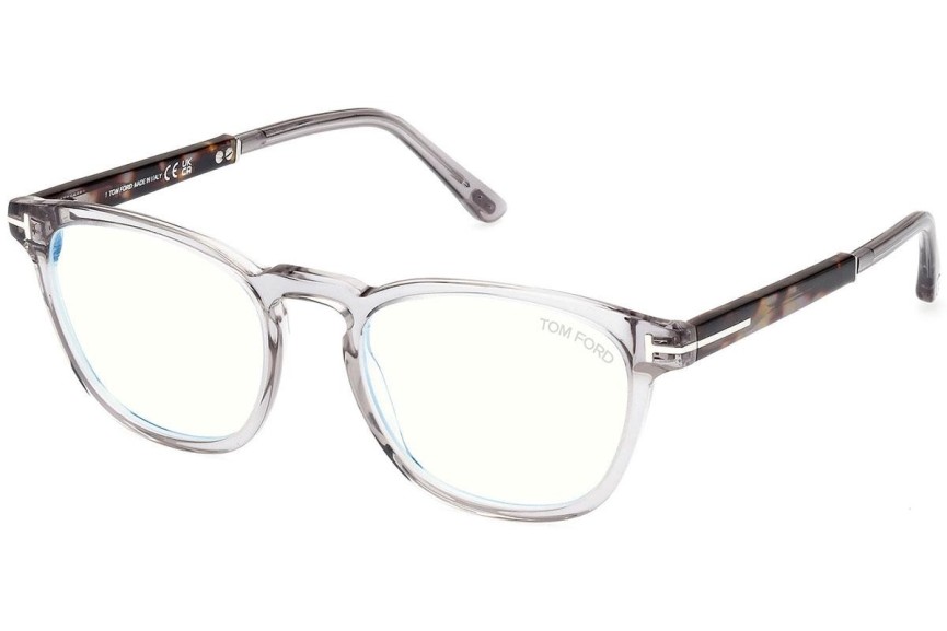 Glasögon Tom Ford FT5890-B 020 Runda Kristall