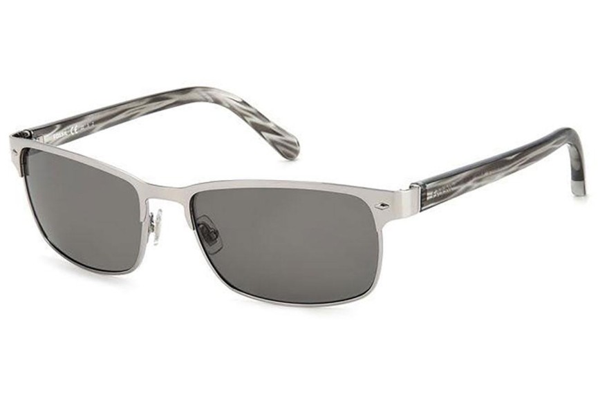 Solglasögon Fossil FOS3000/P/S 6LB/M9 Polarized Fyrkantig Silver