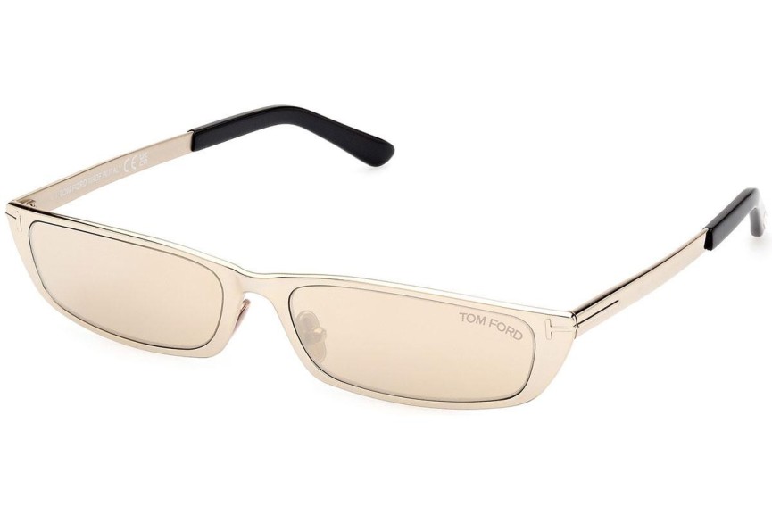 Solglasögon Tom Ford Everett FT1059 32G Rektangulära Beige