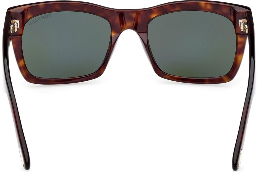 Solglasögon Tom Ford Nico 2 FT1062 52N Fyrkantig Havana