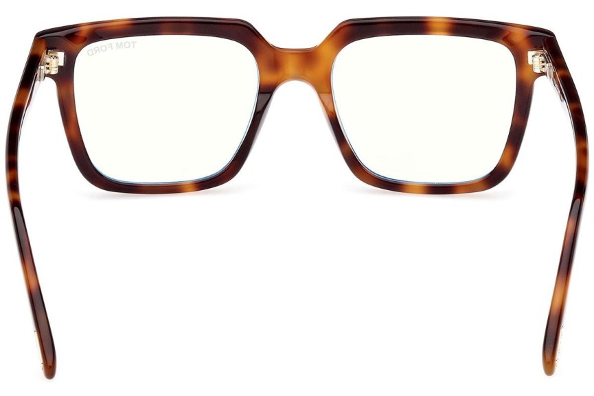 Glasögon Tom Ford FT5889-B 053 Fyrkantig Havana